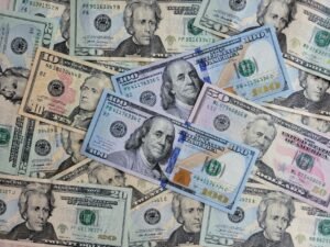 american dollars in various denomination